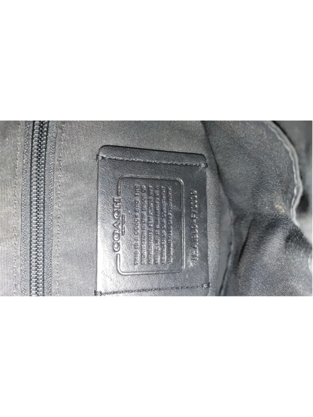 Coach Houston Map Bag in Signature Canvas